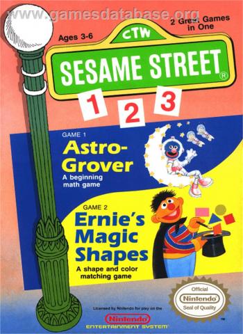 Cover Sesame Street 123 for NES